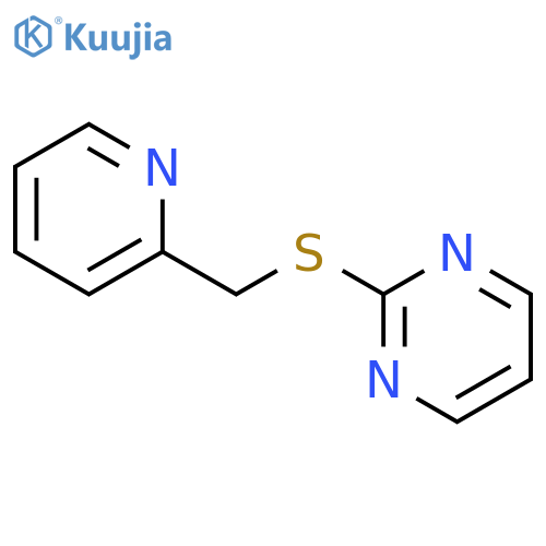 2-{(pyridin-2-yl)methylsulfanyl}pyrimidine structure