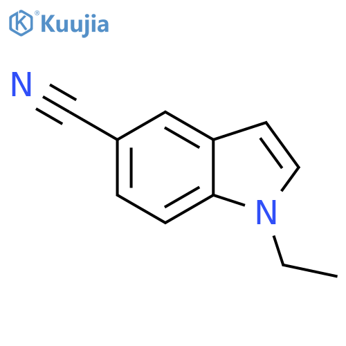 1-Ethyl-1H-indole-5-carbonitrile structure