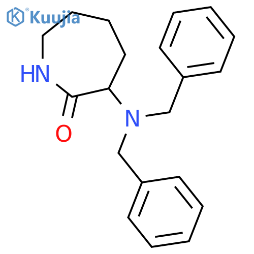 3-(Dibenzylamino)azepan-2-one structure