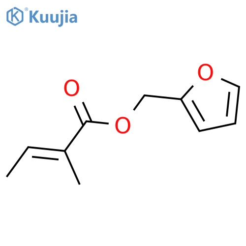 2-Butenoic acid,2-methyl-, 2-furanylmethyl ester, (Z)- (9CI) structure