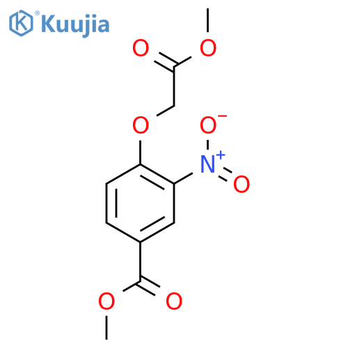 Methyl 4-(2-methoxy-2-oxoethoxy)-3-nitrobenzoate structure