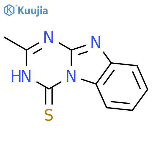 2-methyl-1,3,5-Triazino[1,2-a]benzimidazole-4(3H)-thione structure
