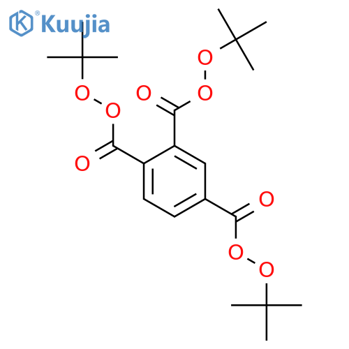 1,2,4-BENZENETRICARBOPEROXOIC ACID, TRIS(1,1-DIMETHYLETHYL) ESTER structure