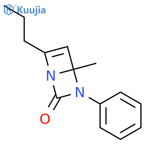 1,3-Diazabicyclo[2.2.0]hex-5-en-2-one, 4-methyl-3-phenyl-6-propyl- structure