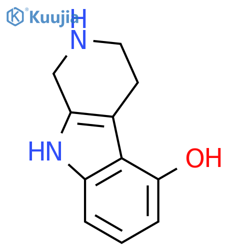 1H,2H,3H,4H,9H-pyrido3,4-bindol-5-ol structure