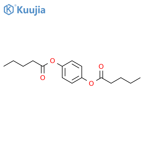 Pentanoic acid, 1,4-phenylene ester (9CI) structure