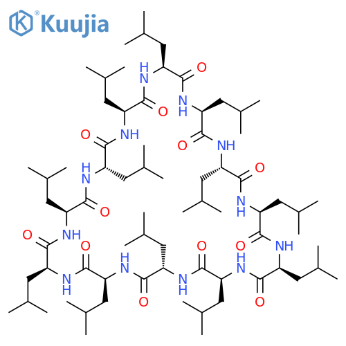 Cyclo(L-leucyl-L-leucyl-L-leucyl-L-leucyl-L-leucyl-L-leucyl-L-leucyl-L-leucyl-L-leucyl-L-leucyl-L-leucyl-L-leucyl) structure