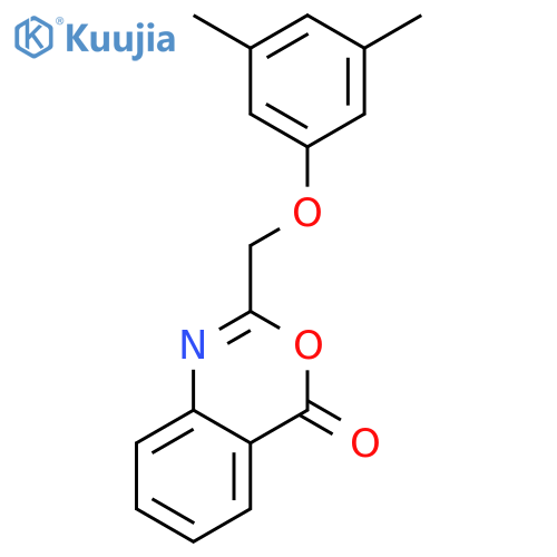 4H-3,1-BENZOXAZIN-4-ONE, 2-[(3,5-DIMETHYLPHENOXY)METHYL]- structure