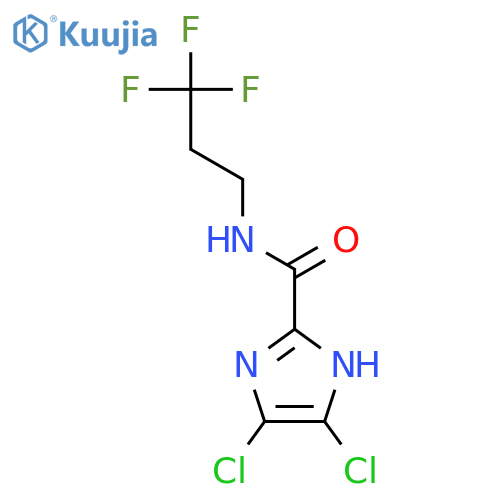 1H-Imidazole-2-carboxamide, 4,5-dichloro-N-(3,3,3-trifluoropropyl)- structure