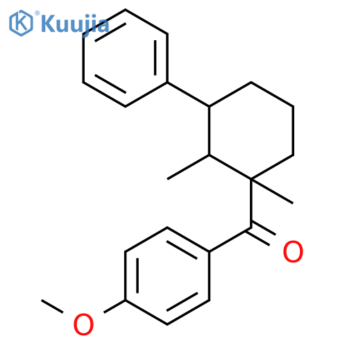 METHANONE, (1,2-DIMETHYL-3-PHENYLCYCLOHEXYL)(4-METHOXYPHENYL)- structure