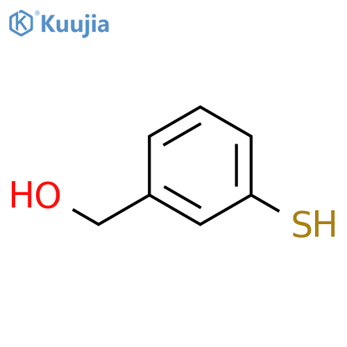 (3-sulfanylphenyl)methanol structure
