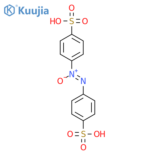 Benzenesulfonic acid, 4,4'-azoxybis- structure