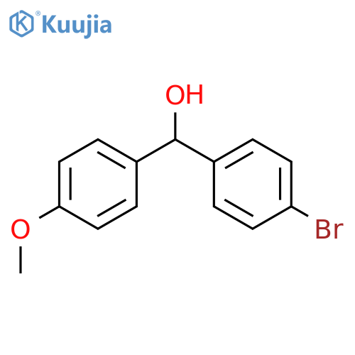 (4-Bromophenyl)(4-methoxyphenyl)methanol structure