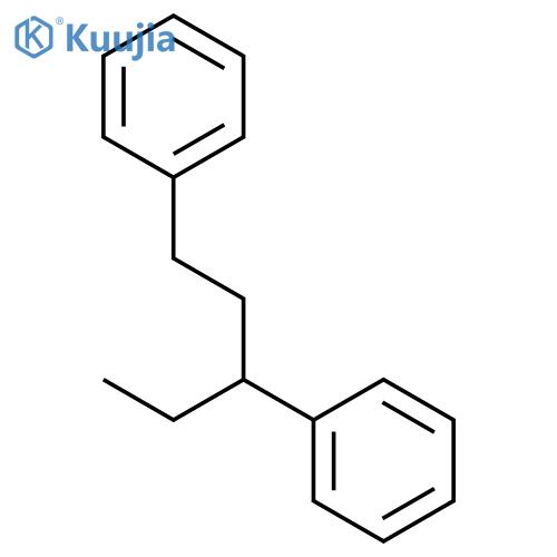 Benzene, 1,1'-(1-ethyl-1,3-propanediyl)bis- structure