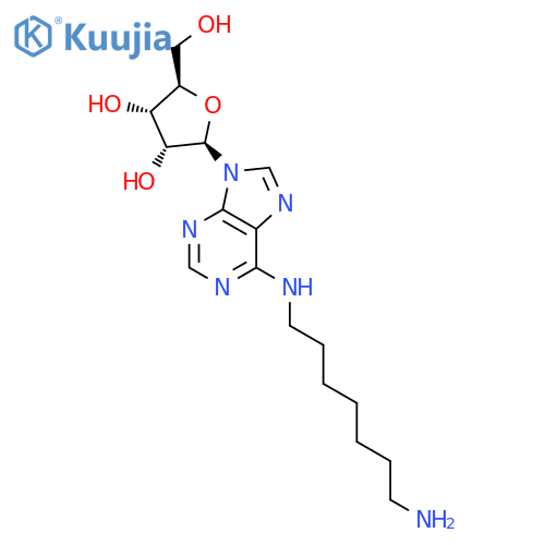 ADENOSINE, N-(7-AMINOHEPTYL)- structure
