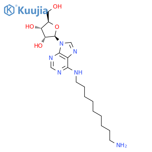Adenosine, N-(9-aminononyl)- structure