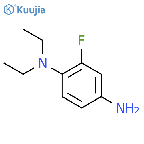 N-1,N-1-Diethyl-2-fluoro-1,4-benzenediamine structure
