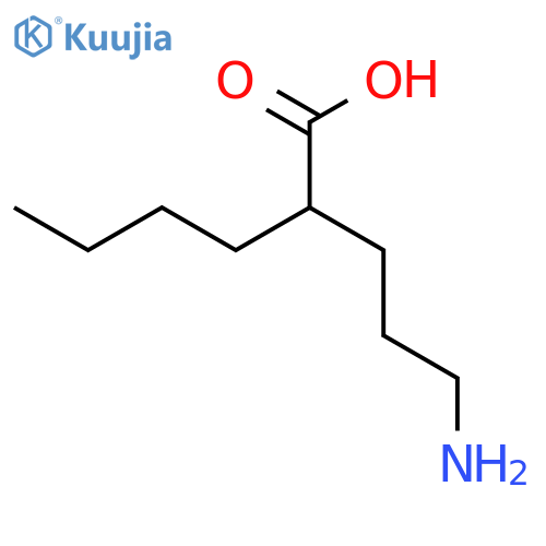 HEXANOIC ACID, 2-(3-AMINOPROPYL)- structure