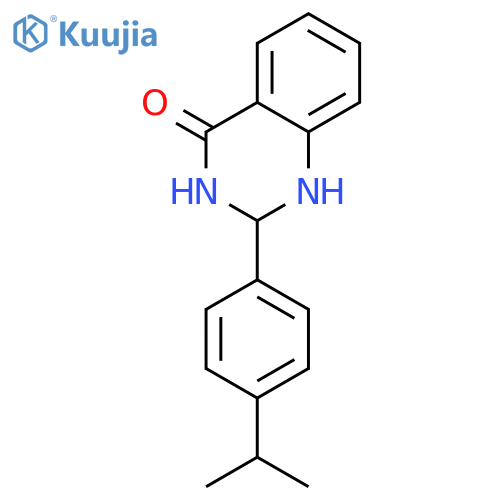 2-4-(propan-2-yl)phenyl-1,2,3,4-tetrahydroquinazolin-4-one structure