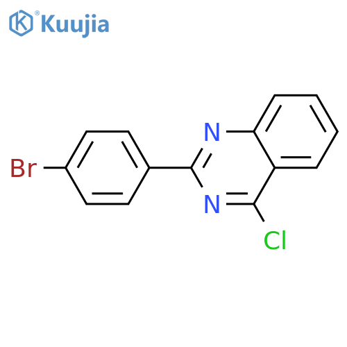2-(4-bromophenyl)-4-chloroquinazoline structure