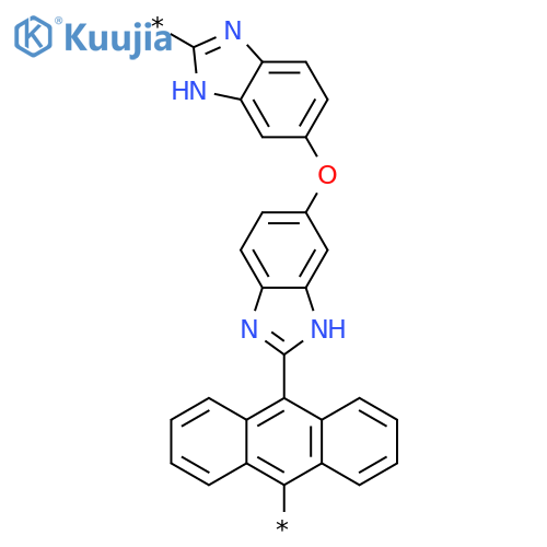POLY(1H-BENZIMIDAZOLE-2,5-DIYLOXY-1H-BENZIMIDAZOLE-5,2-DIYL-9,10-ANTHRACENEDIYL) structure