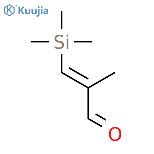 2-PROPENAL, 2-METHYL-3-(TRIMETHYLSILYL)-, (E)- structure