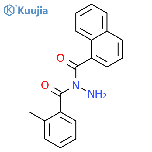 1-Naphthalenecarboxylicacid, 2-(2-methylbenzoyl)hydrazide structure