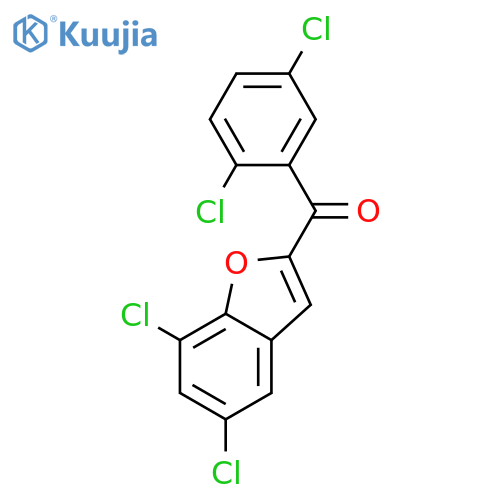 METHANONE, (5,7-DICHLORO-2-BENZOFURANYL)(2,5-DICHLOROPHENYL)- structure