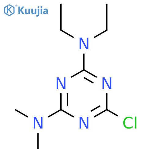 1,3,5-TRIAZINE-2,4-DIAMINE, 6-CHLORO-N,N-DIETHYL-N',N'-DIMETHYL- structure