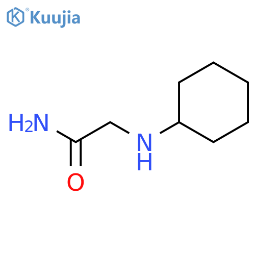 2-(cyclohexylamino)acetamide structure