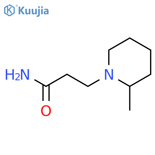 1-Piperidinepropanamide, 2-methyl- structure