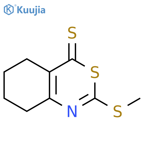 4H-3,1-BENZOTHIAZINE-4-THIONE, 5,6,7,8-TETRAHYDRO-2-(METHYLTHIO)- structure