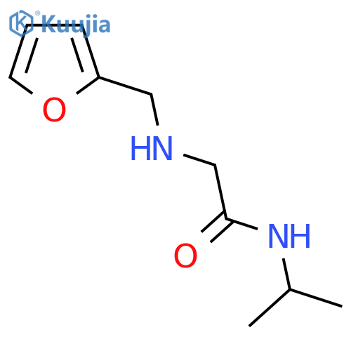 2-(2-Furylmethyl)amino-N-isopropylacetamide structure