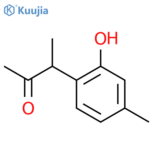 (+/-)-5-Methyl-2-(2'-oxo-3'-butyl)-phenol structure