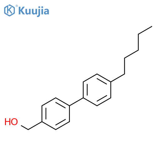 [1,1'-BIPHENYL]-4-METHANOL, 4'-PENTYL- structure