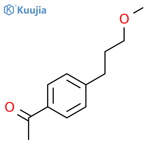 Ethanone, 1-[4-(3-methoxypropyl)phenyl]- structure