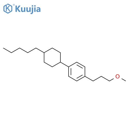 Benzene, 1-(3-methoxypropyl)-4-(4-pentylcyclohexyl)- structure