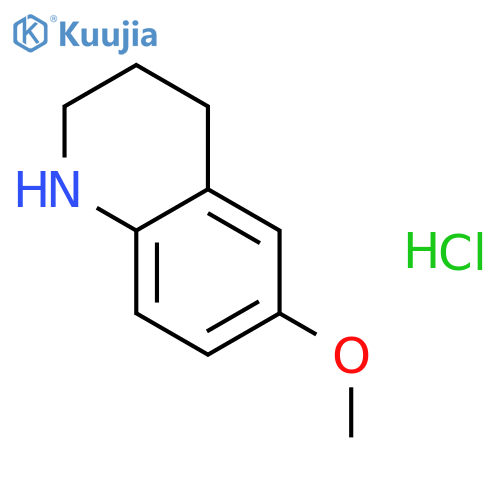 6-Methoxy-1,2,3,4-tetrahydroquinoline hydrochloride structure