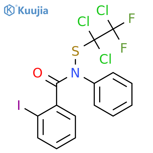 BENZAMIDE, 2-IODO-N-PHENYL-N-[(1,1,2-TRICHLORO-2,2-DIFLUOROETHYL)THIO]- structure