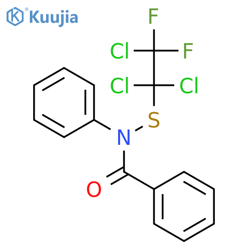 Benzamide, N-phenyl-N-[(1,1,2-trichloro-2,2-difluoroethyl)thio]- structure