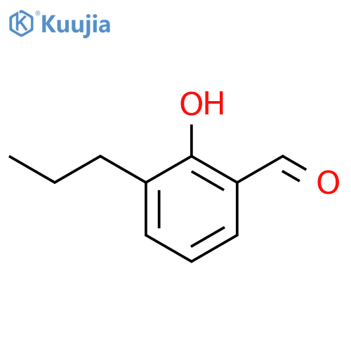 2-hydroxy-3-propylbenzaldehyde structure