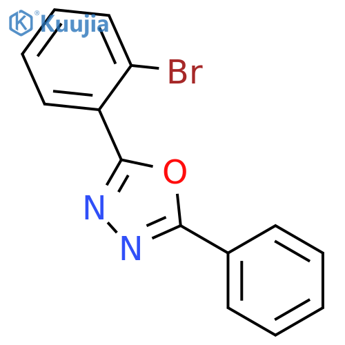 2-(2-bromophenyl)-5-phenyl-1,3,4-oxadiazole structure