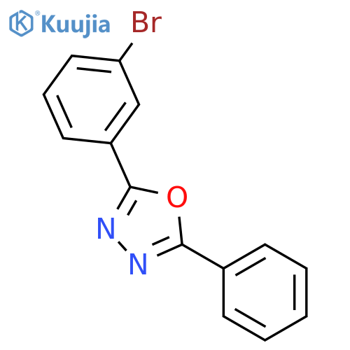 1,3,4-Oxadiazole,2-(3-bromophenyl)-5-phenyl- structure