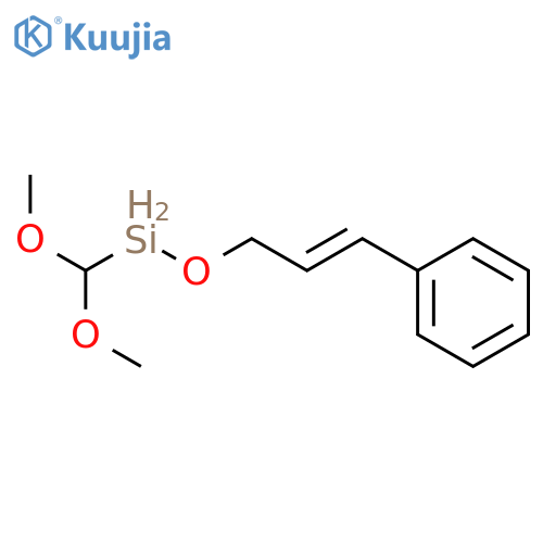 dimethoxymethyl[(3-phenylallyl)oxy]silane structure