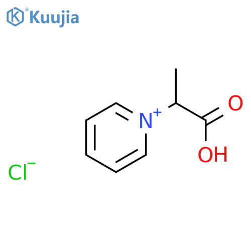 PYRIDINIUM, 1-(1-CARBOXYETHYL)-, CHLORIDE structure