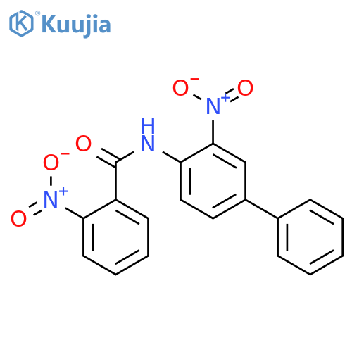 Benzamide, 2-nitro-N-(3-nitro[1,1'-biphenyl]-4-yl)- structure