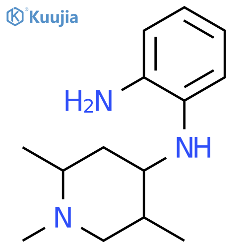 1,2-Benzenediamine, N-(1,2,5-trimethyl-4-piperidinyl)- structure