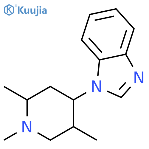 1H-BENZIMIDAZOLE, 1-(1,2,5-TRIMETHYL-4-PIPERIDINYL)- structure