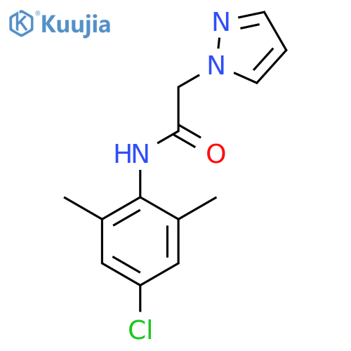 1H-Pyrazole-1-acetamide, N-(4-chloro-2,6-dimethylphenyl)- structure