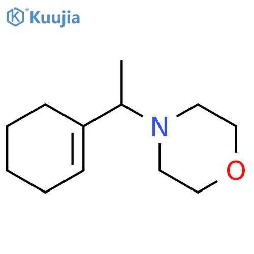 MORPHOLINE, 4-[1-(1-CYCLOHEXEN-1-YL)ETHYL]- structure